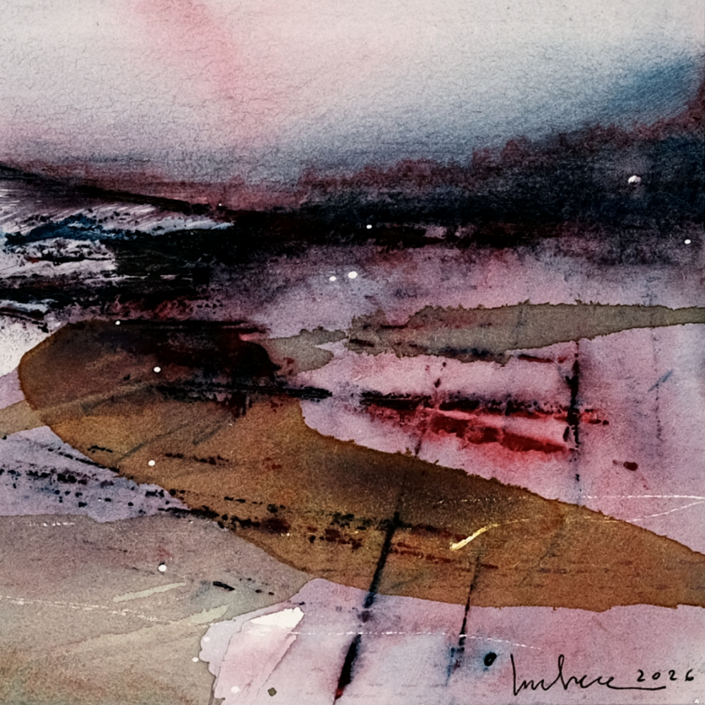 Fragment 06 - akvarel s paspartuom