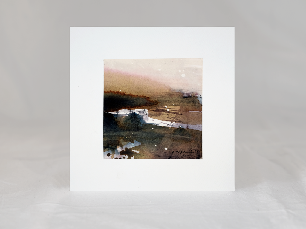 Fragment 01 - akvarel s paspartuom