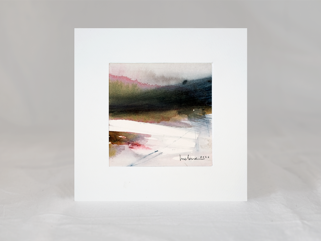 Fragment 04 - akvarel s paspartuom