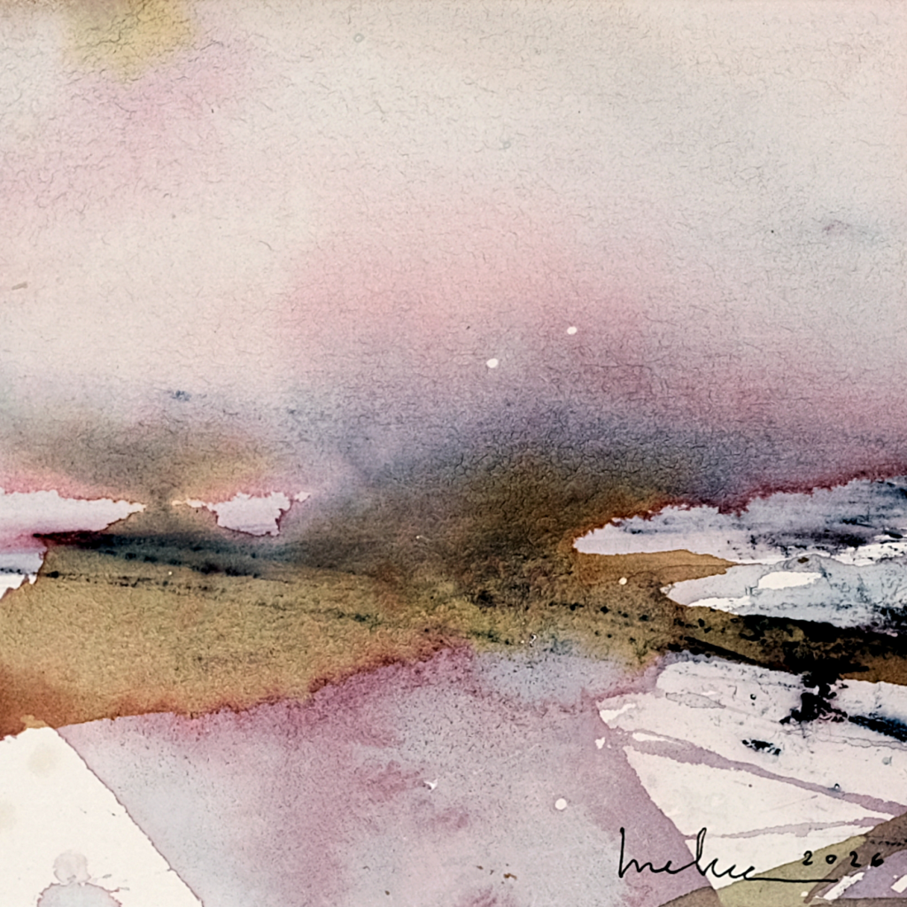 Fragment 05 - akvarel s paspartuom