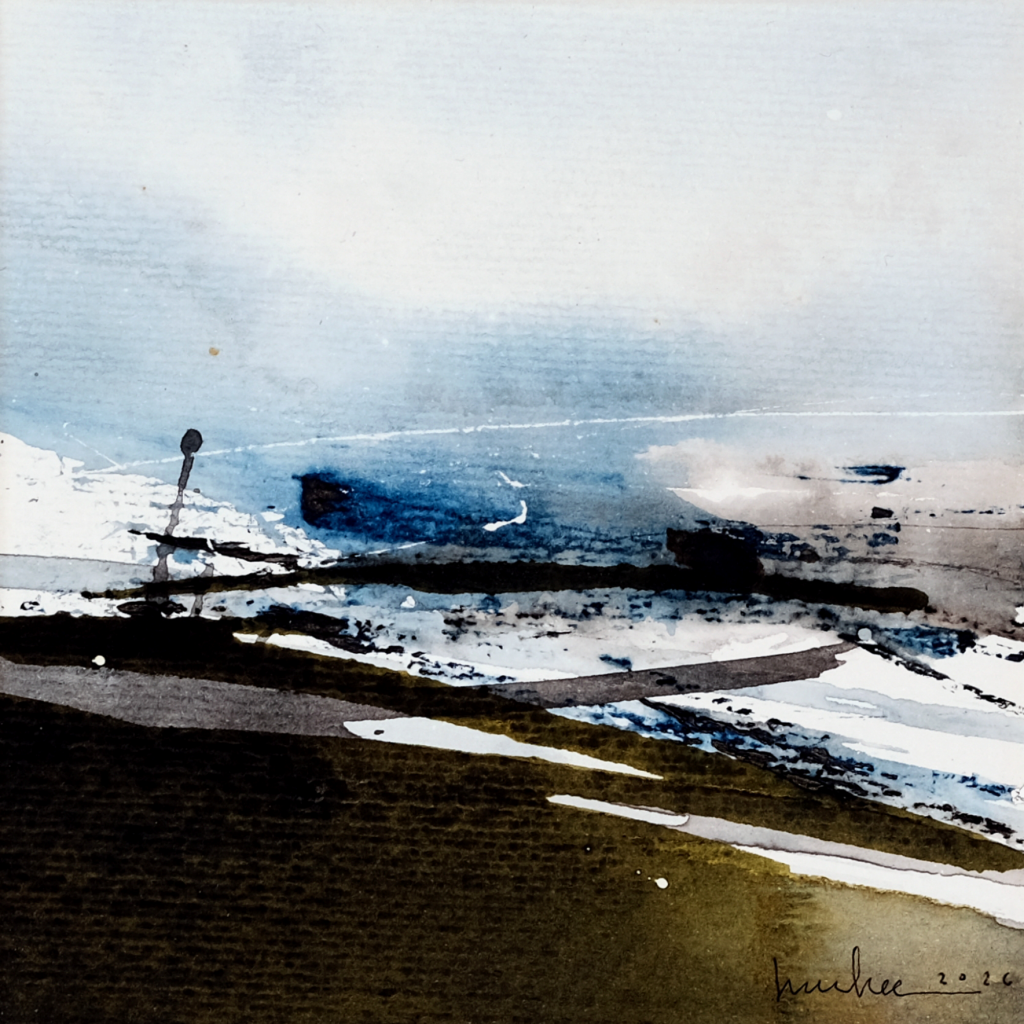 Fragment 02 - akvarel s paspartuom