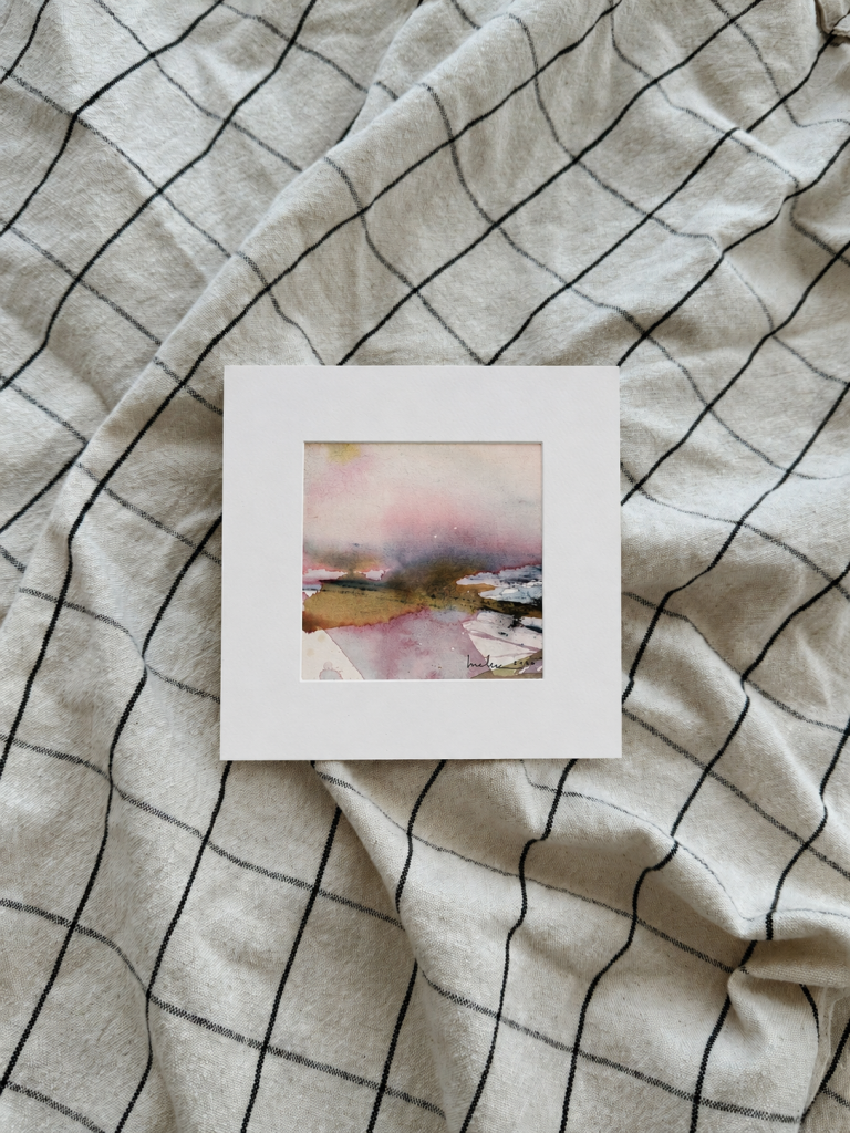 Fragment 05 - akvarel s paspartuom