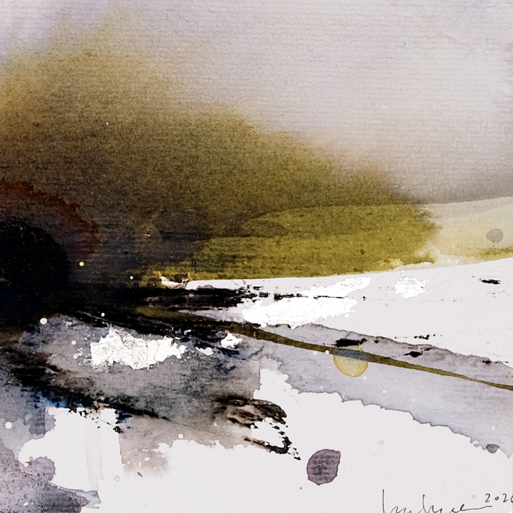 Fragment 08 - akvarel s paspartuom