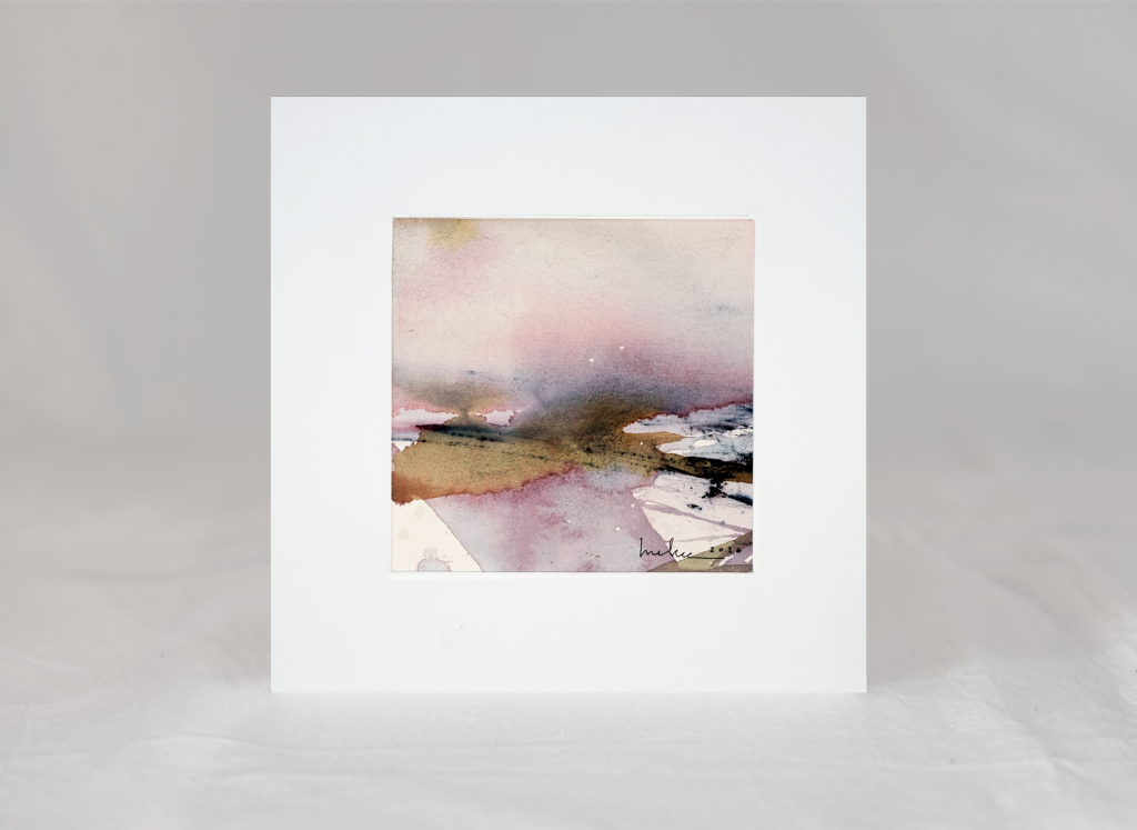 Fragment 05 - akvarel s paspartuom